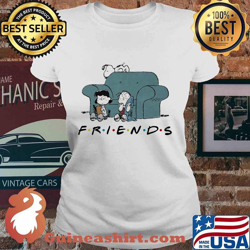 Charlie brown and snoopy friends s Ladies tee