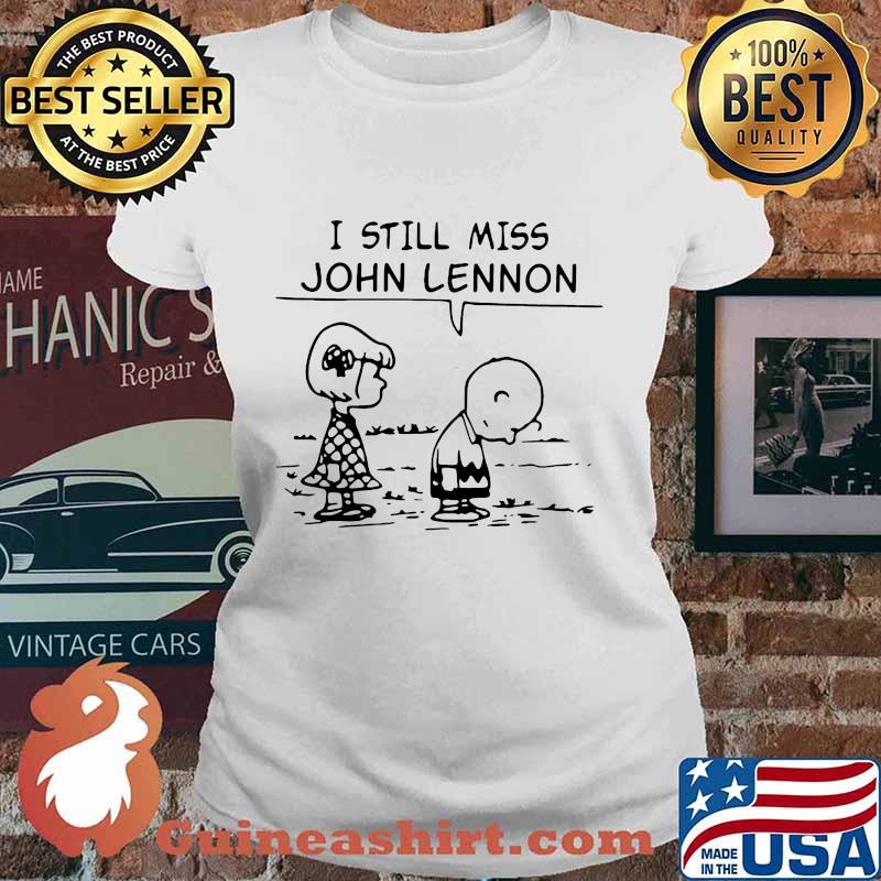 Charlie brown i still miss john lennon s Ladies tee