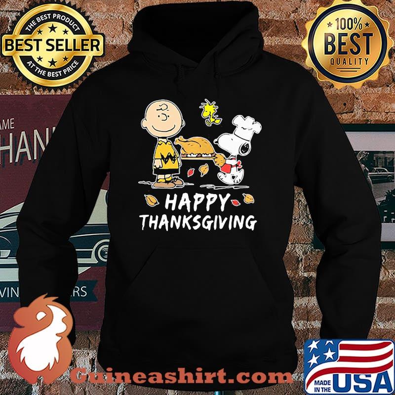 Charlie brown snoopy and woodstock happy thanksgiving s Hoodie