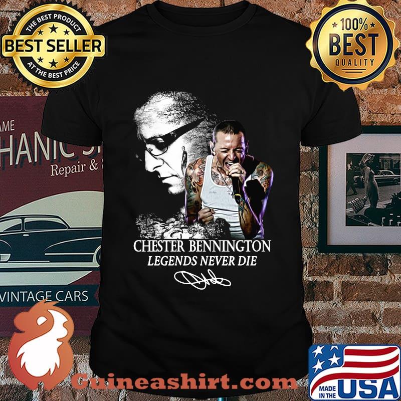 Chester bennington legends never die signature shirt