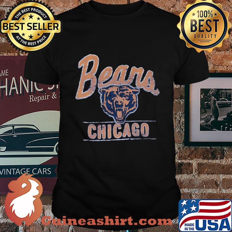 Chicago bears football logo line shirt