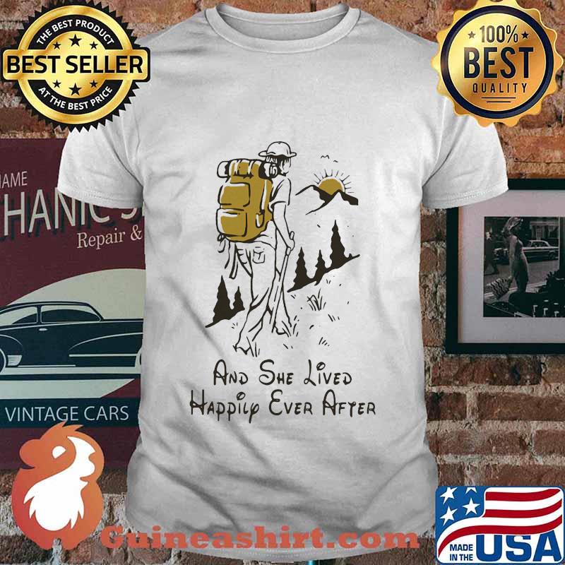 Climb mountain and she lived happily ever after shirt