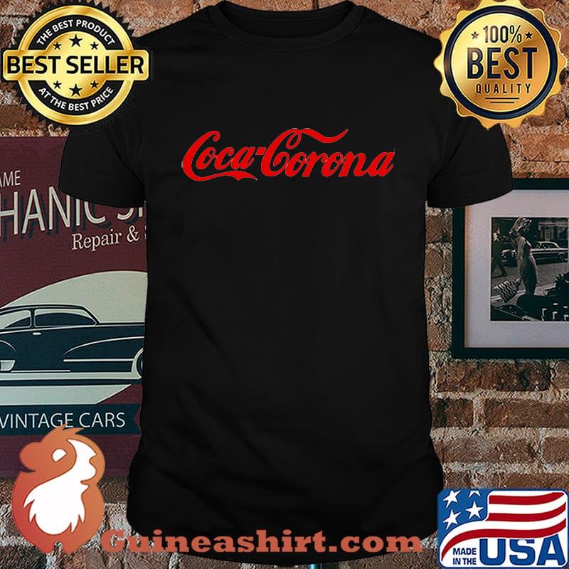 Coca corona coca cola logo shirt