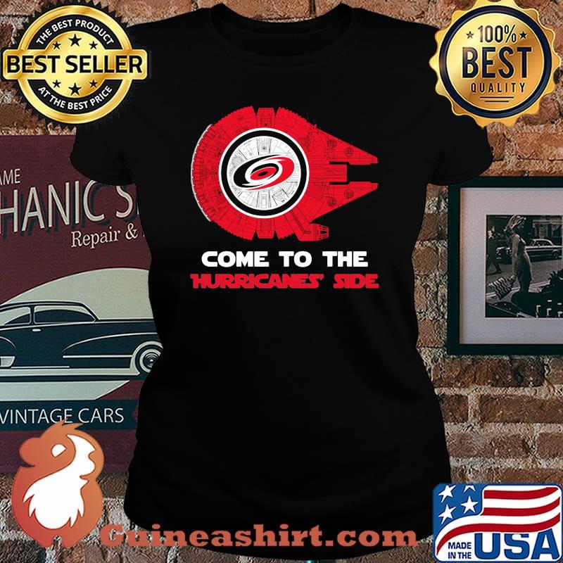 Come to the carolina hurricanes side s Laides tee