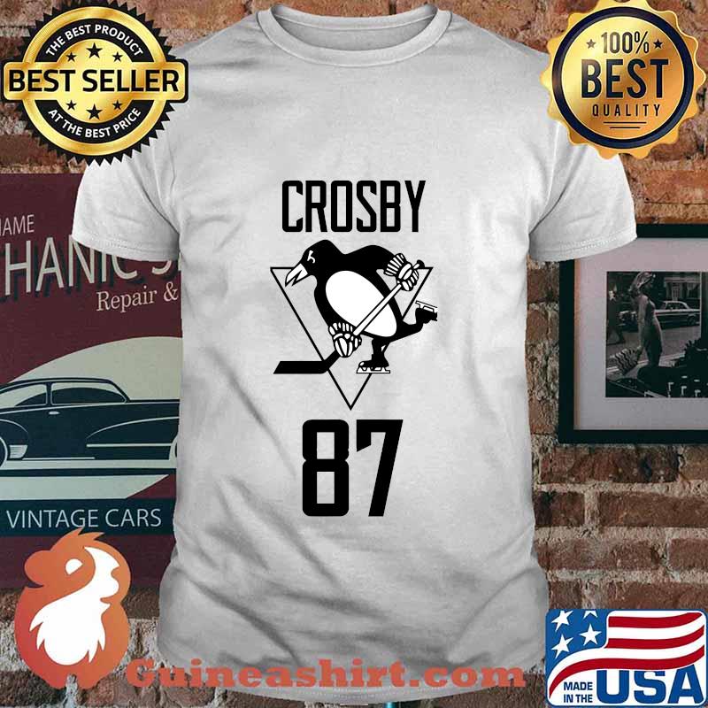 Crosby 87 pittsburgh penguins hockey shirt