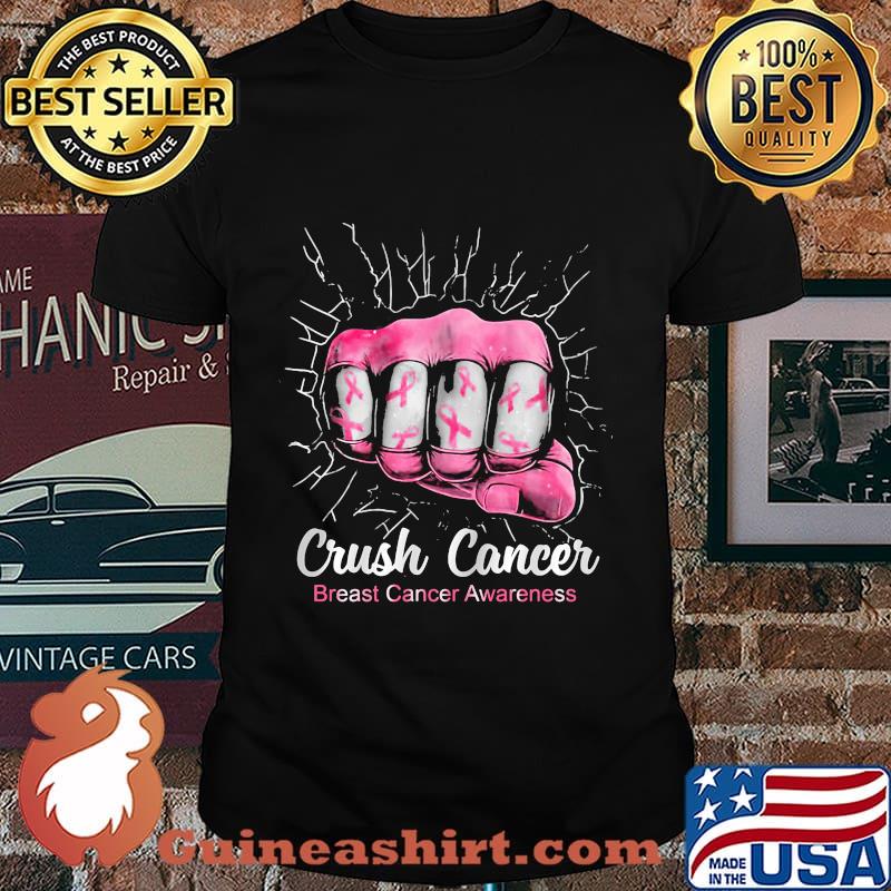 Crush cancer breast cancer awareness shirt