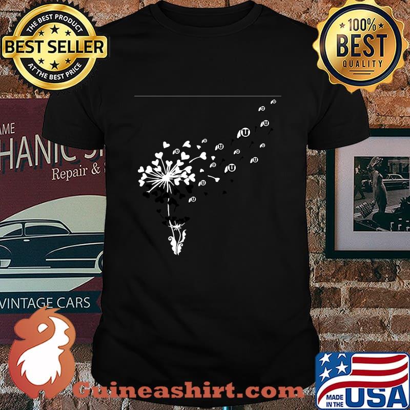 Dandelion flower utah utes logo shirt