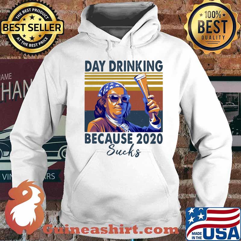 Day drinking because 2020 sucks american vintage retro s Hoodie
