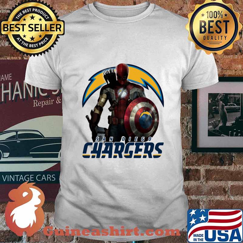 Deadpool san diego chargers shirt