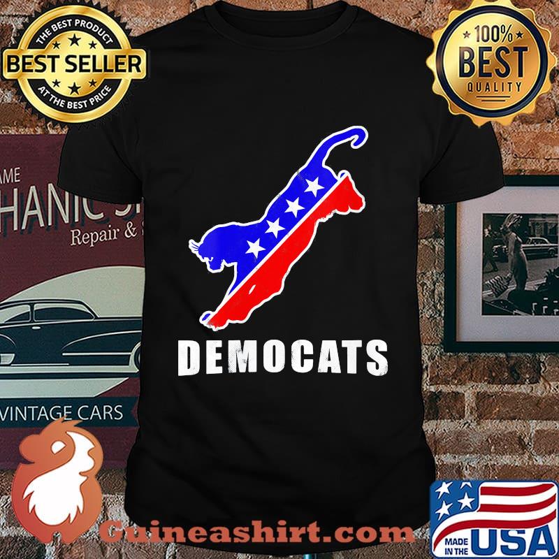 Democats American Flag Cat Shirt