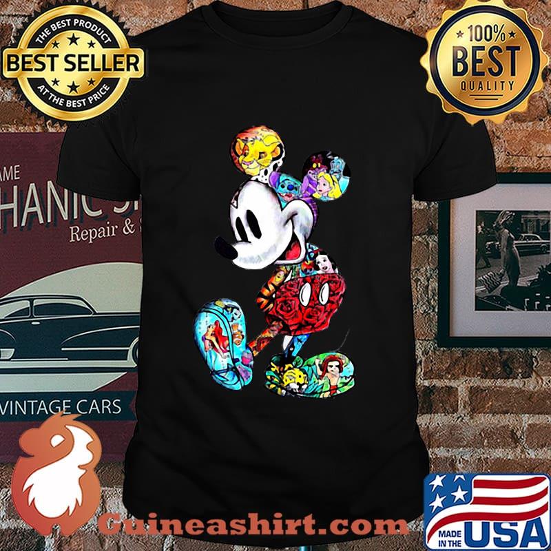Disney mickey mouse art shirt