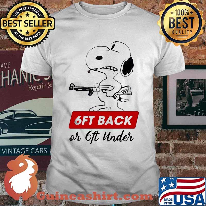 Disney snoopy 6ft back or 6ft under shirt