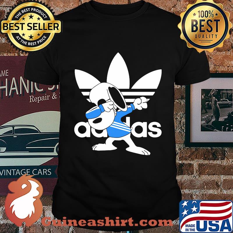 Disney snoopy adidas logo shirt