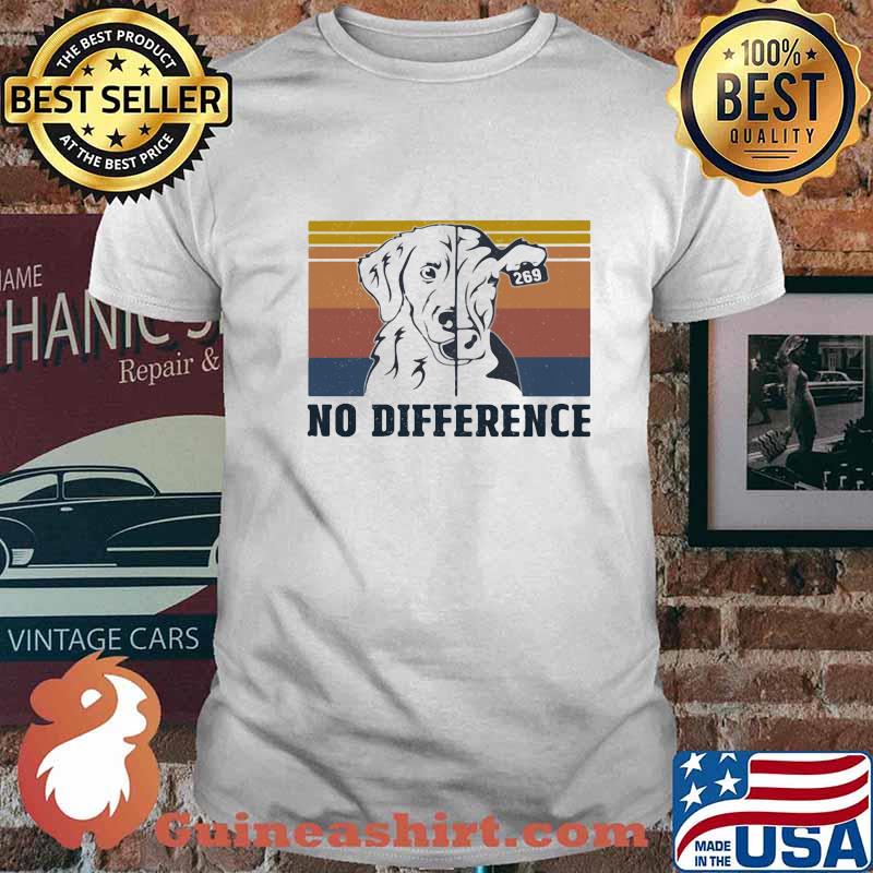 Dog and cow no difference vintage retro shirt