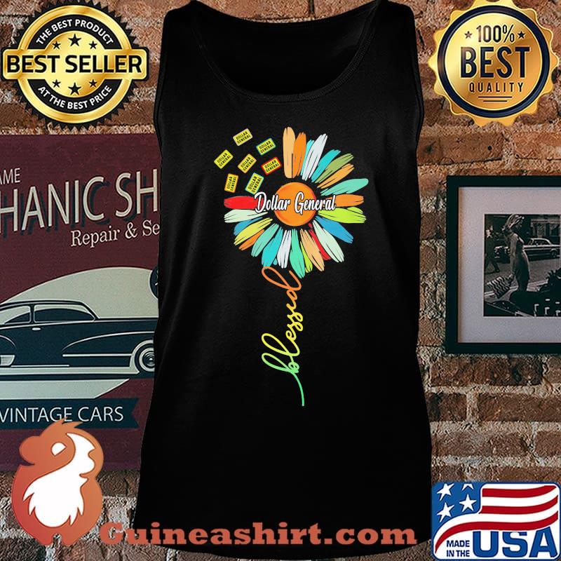 Dollar general sunflower blessed s Tank top