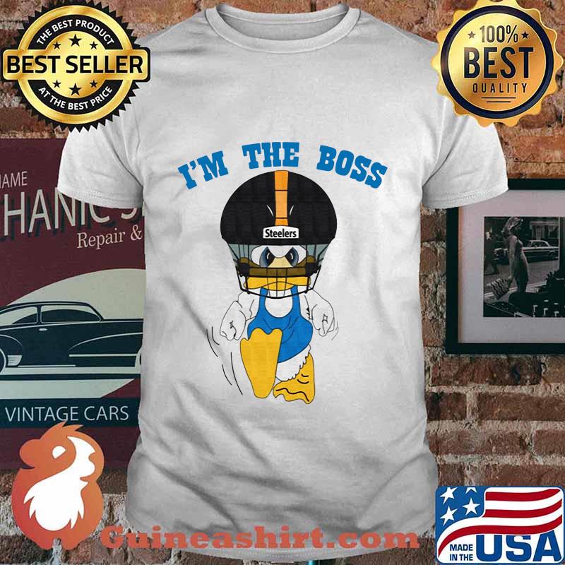 Donald duck i'm the boss pittsburgh steelers shirt