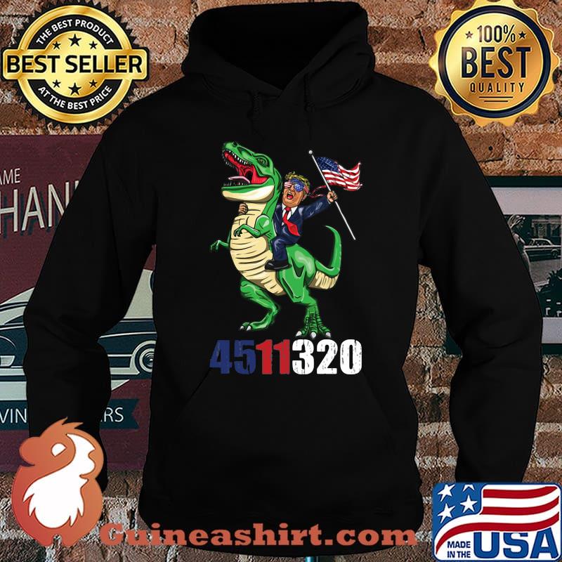 Donald trump riding dinosaur american flag 4511320 s Hoodie