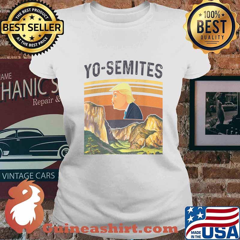 Donald trump yo semites vintage retro s Ladies tee