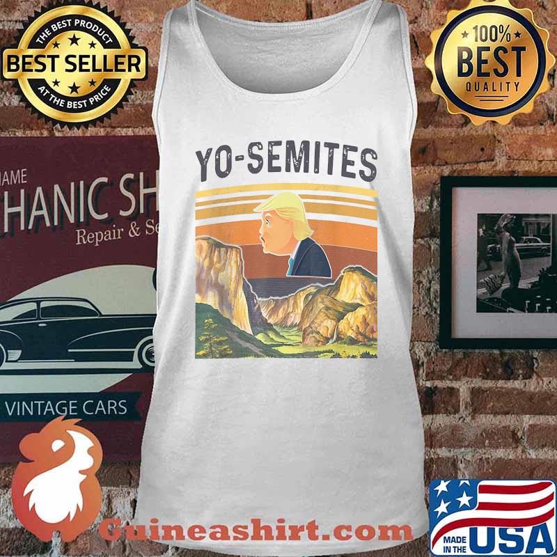 Donald trump yo semites vintage retro s Tank top