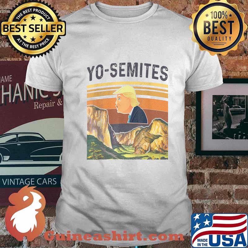 Donald trump yo semites vintage retro shirt