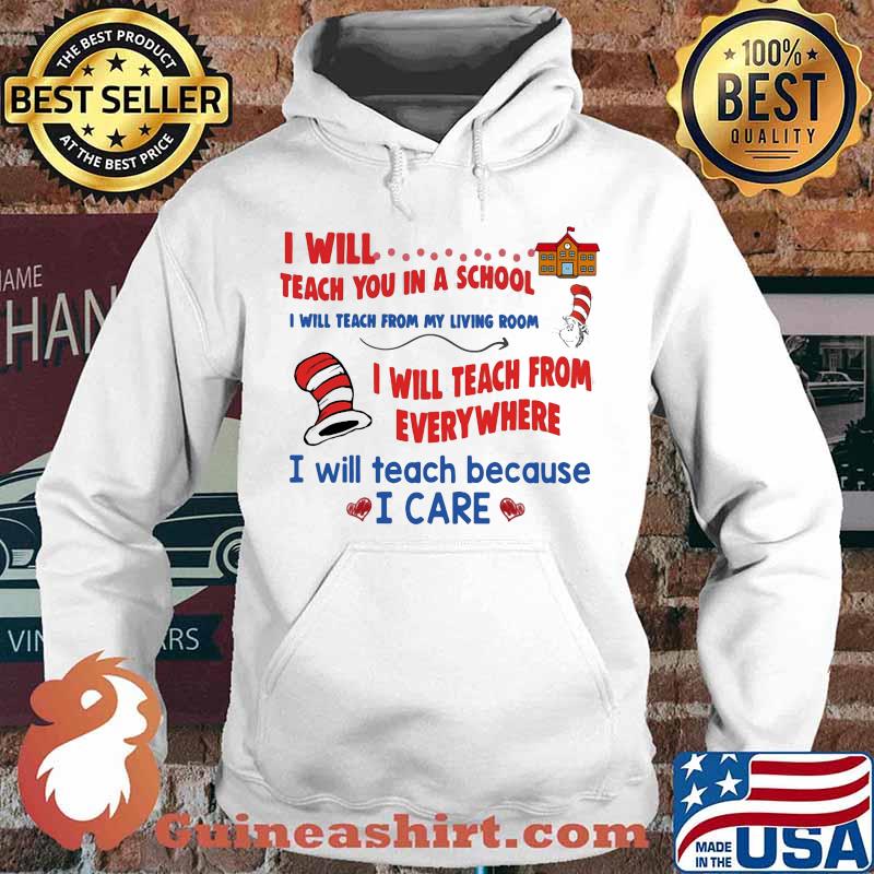 Dr seuss i will teach art here or there i will teach art everywhere s Hoodie
