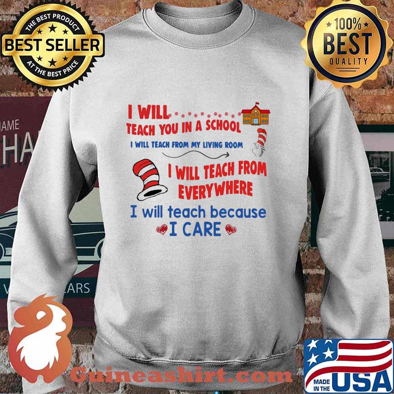 Dr seuss i will teach art here or there i will teach art everywhere s Sweater