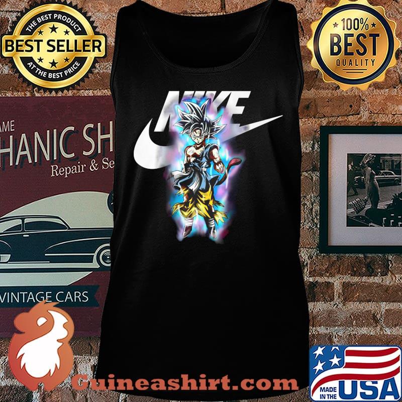 Dragon ball 7 songoku nike logo s Tank top