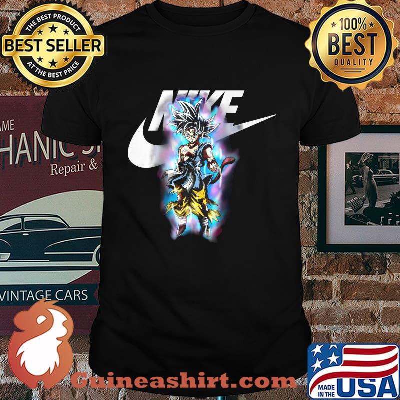 Dragon ball 7 songoku nike logo shirt