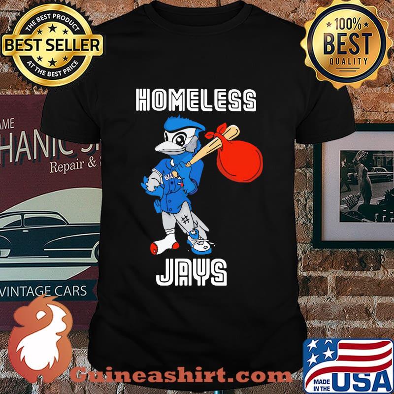 Duck baseball homeless toronto blue jays shirt