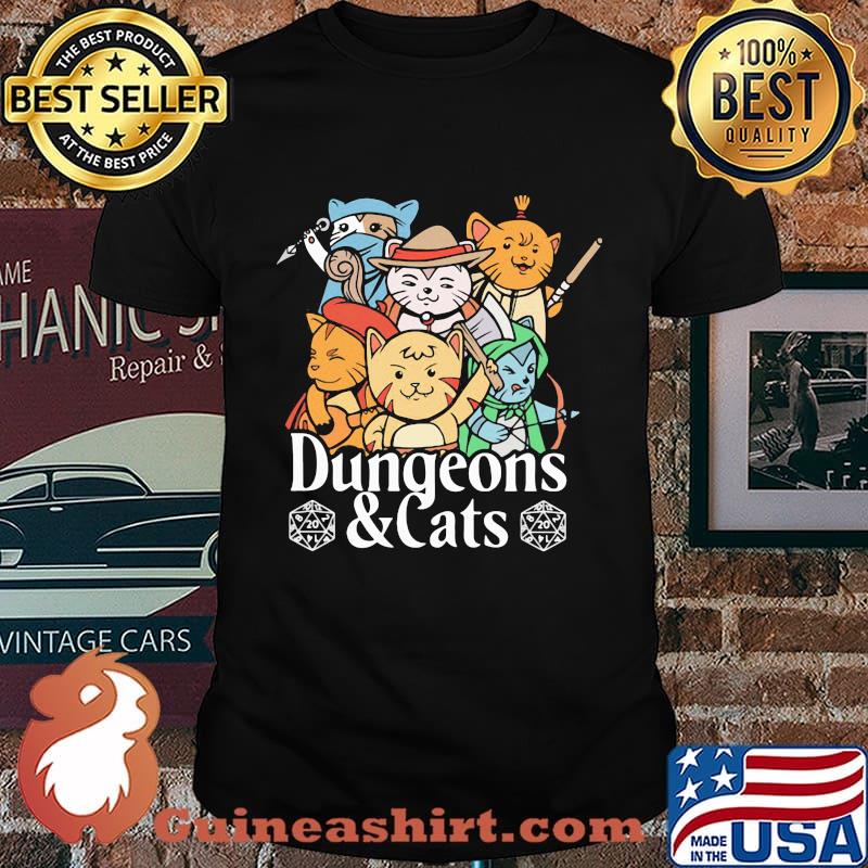 Dungeons and cats game shirt