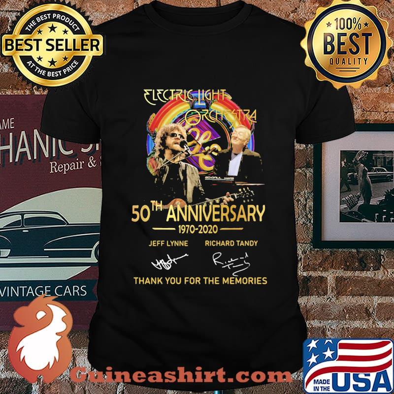 Electric light orchestra logo 50th anniversary 1970- 2020 shirt