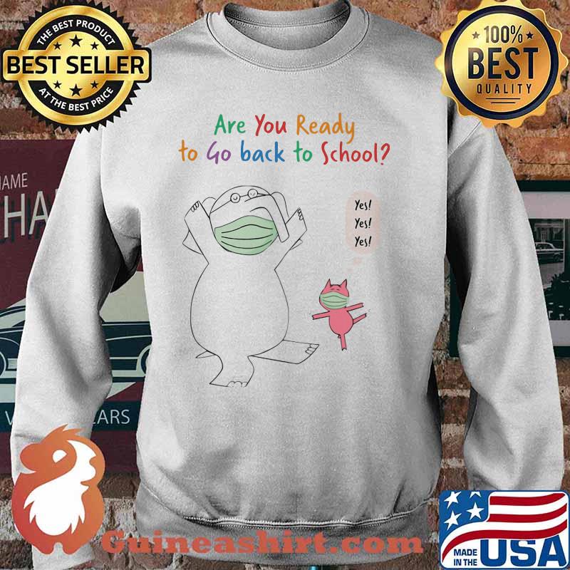 Elephant and piggie mask are you ready to go back to school yes s Sweater