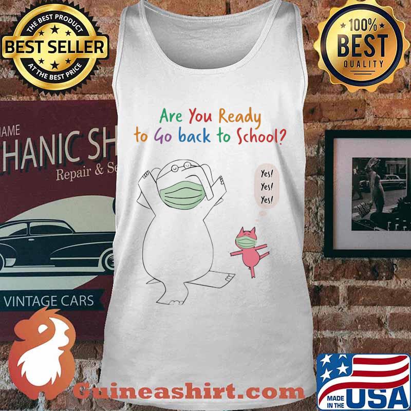 Elephant and piggie mask are you ready to go back to school yes s Tank top