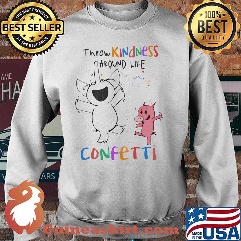 Elephant and piggie throw kindness around like confetti s Sweater