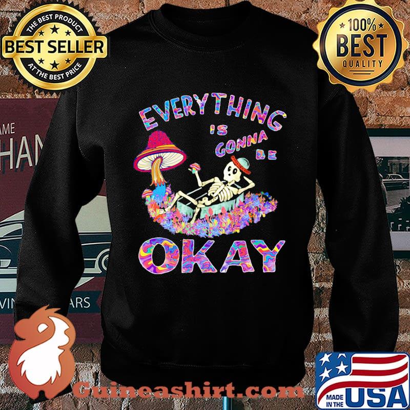 EVERYTHING IS GONNA BE OKAY MUSHROOM SKULL SHIRT Sweater