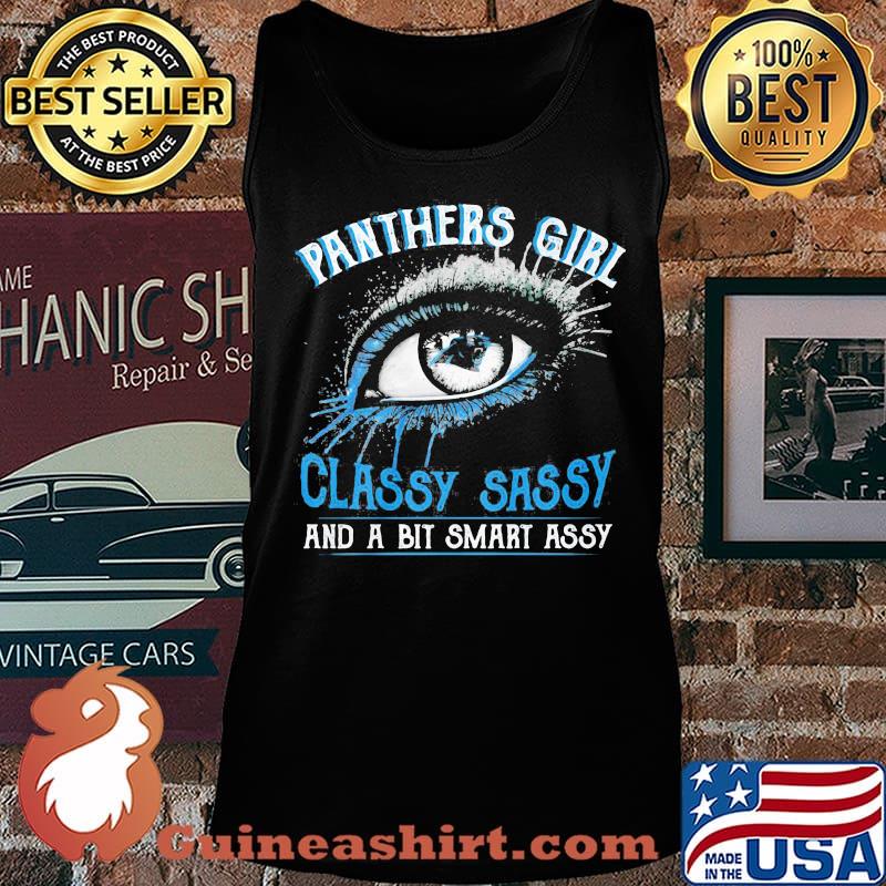 Eyes carolina panthers girl classy sassy and a bit smart assy s Tank top