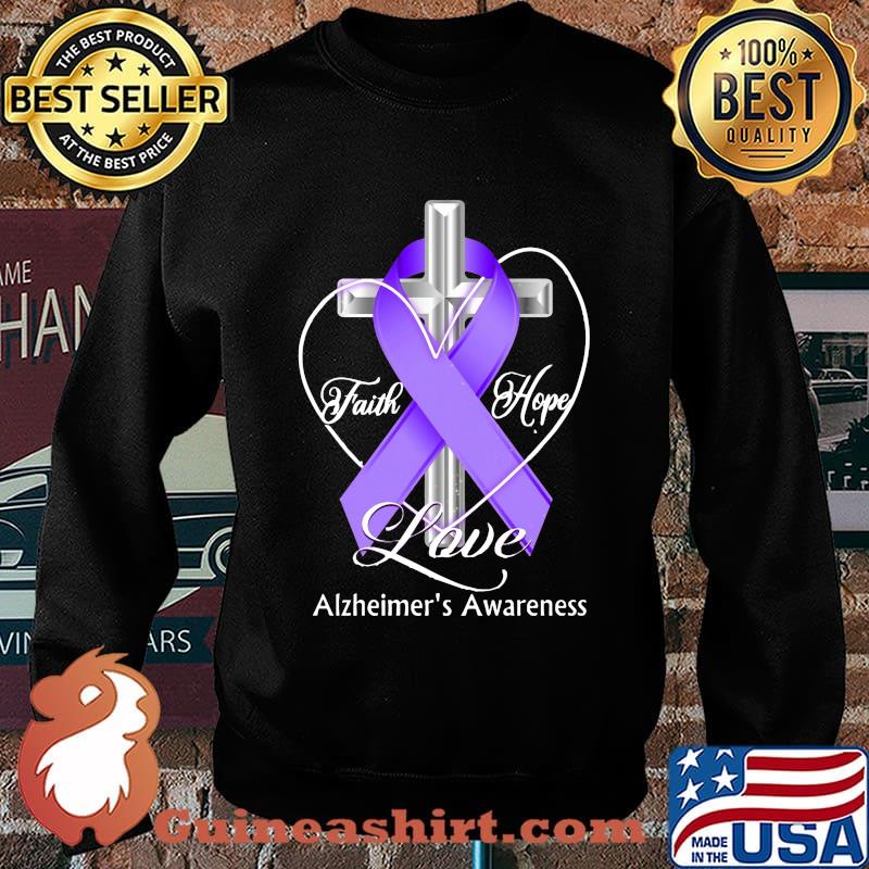 Faith hope love alzheimers awareness s Sweater