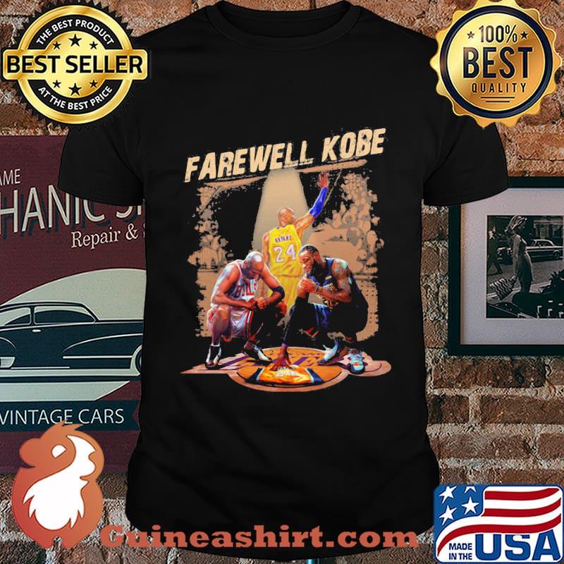 Farewell kobe bryant michael jordan and lebron james shirt