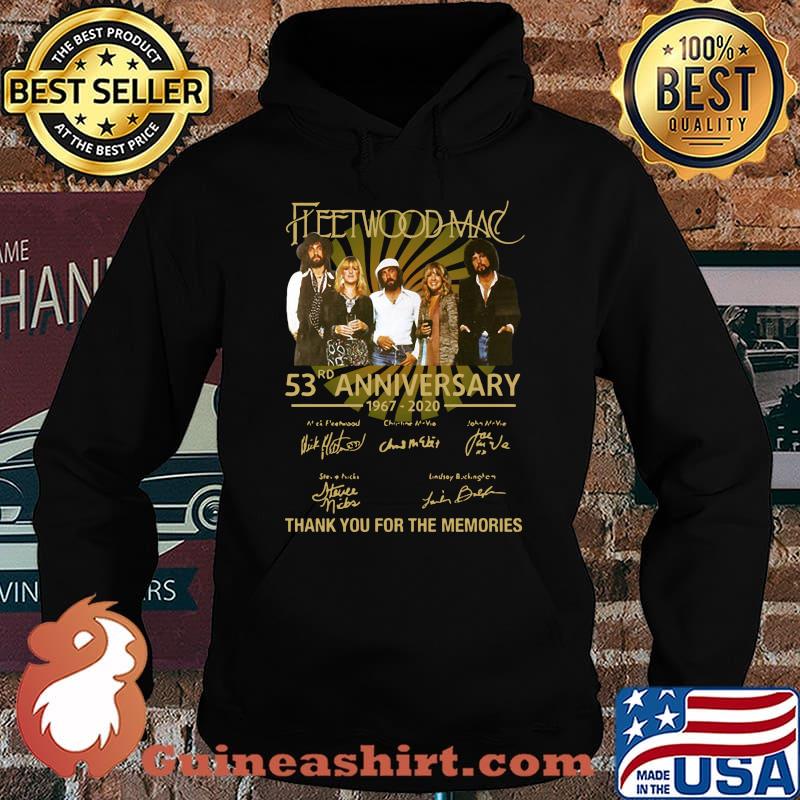 Fleet wood mac 53rd anniversary 1967 2020 thank you for the memories signatures s Hoodie