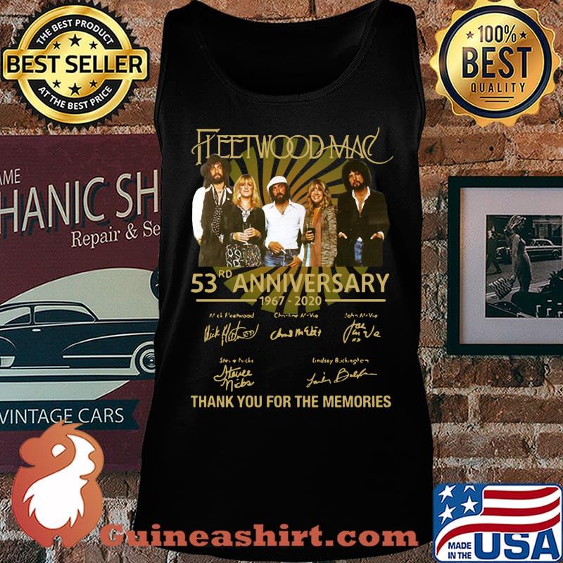 Fleet wood mac 53rd anniversary 1967 2020 thank you for the memories signatures s Tank top