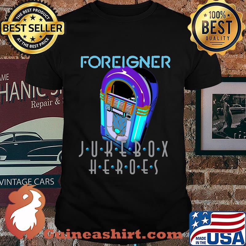 Foreigner juke box heroes shirt