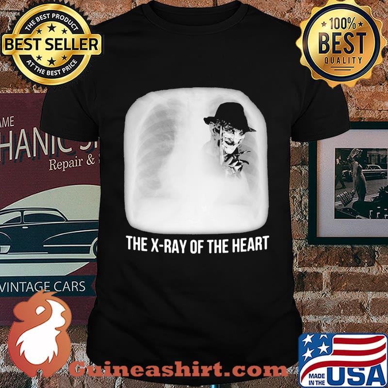 Freddy krueger the x-ray of the heart shirt