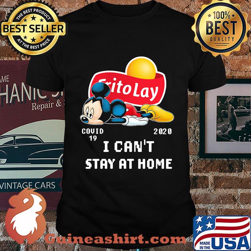 Frito lay mickey mouse covid-19 2020 i can't stay at home shirt