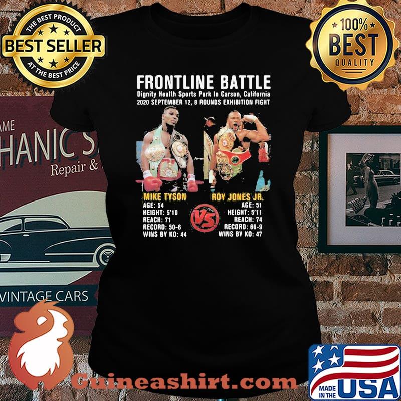 Frontline battle mike tyson vs roy jones jr s Laides tee