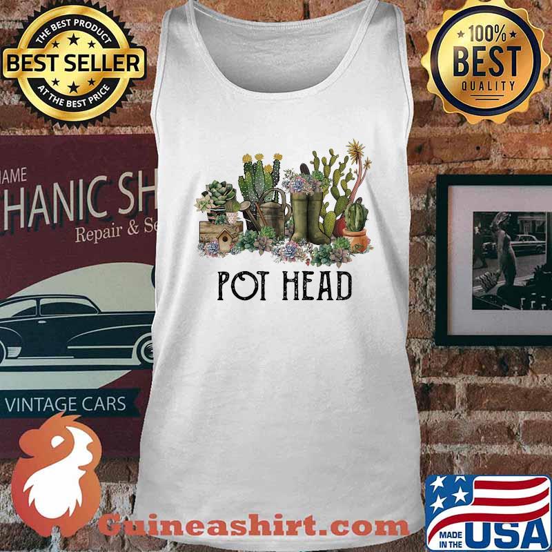 Garden cactus pot head s Tank top