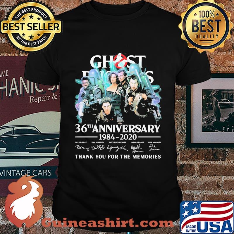 Ghost 36th anniversary 1984 2020 thank you for the memories signatures shirt
