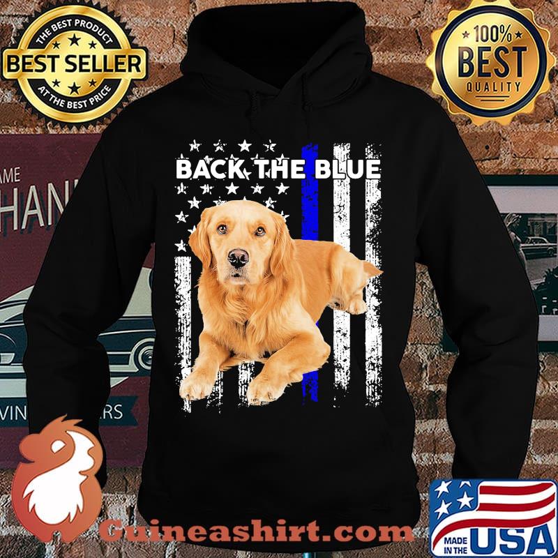 Golden Retriever Independence day back the blue s Hoodie