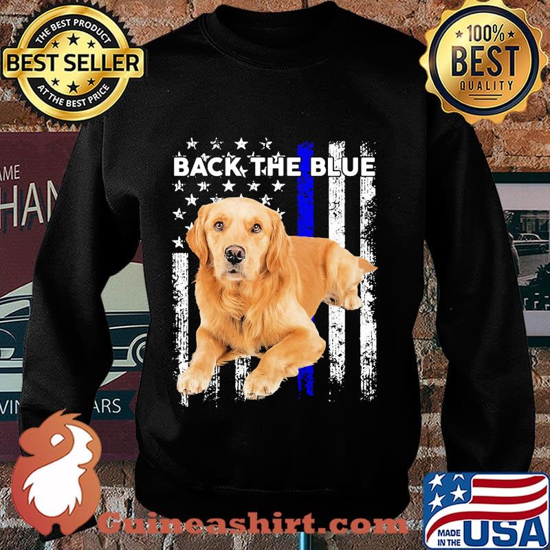 Golden Retriever Independence day back the blue s Sweater