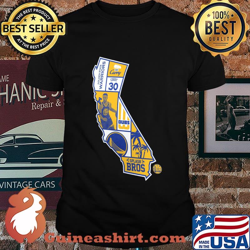 Golden state warriors chief curry 30 dubs splash bros basketball shirt