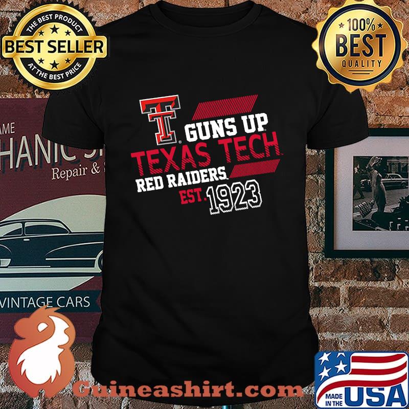Guns up texas tech red raiders est 1923 shirt